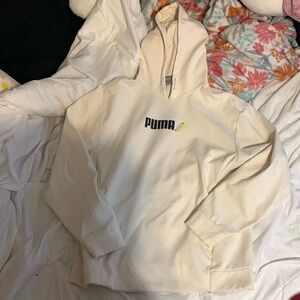 Cream Puma Hoodie